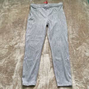 Spanx Women’s Grey Patterned Jean-ish Ankle Skinny Slimming Contouring Jeans